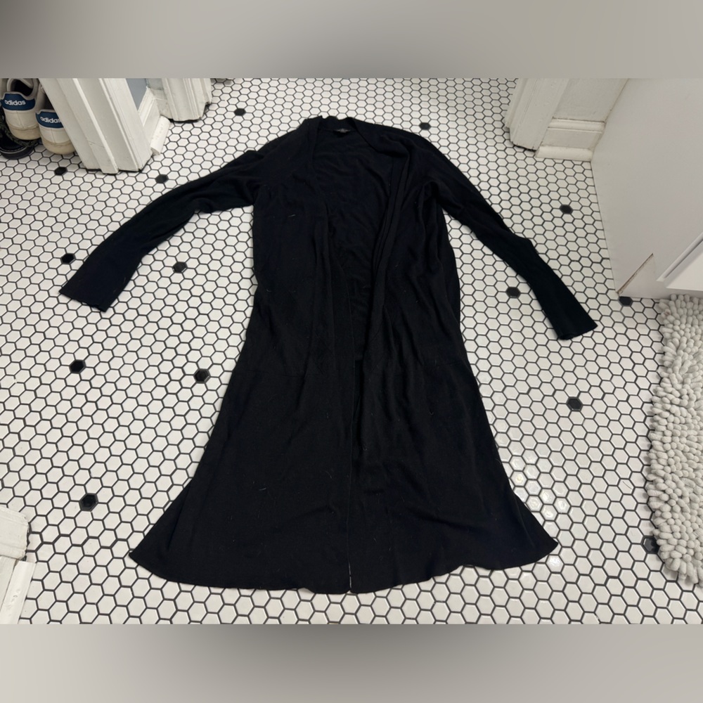 Talbots merino wool long cardigan duster size X
